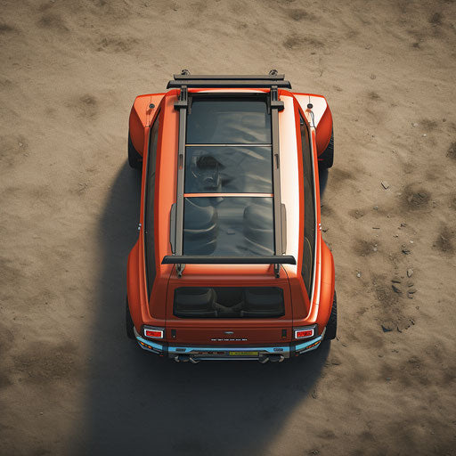 Top view of a classic Ford Bronco Sport