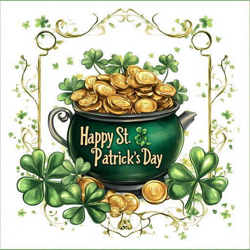 St. Patrick's Day Sublimation Digital Art