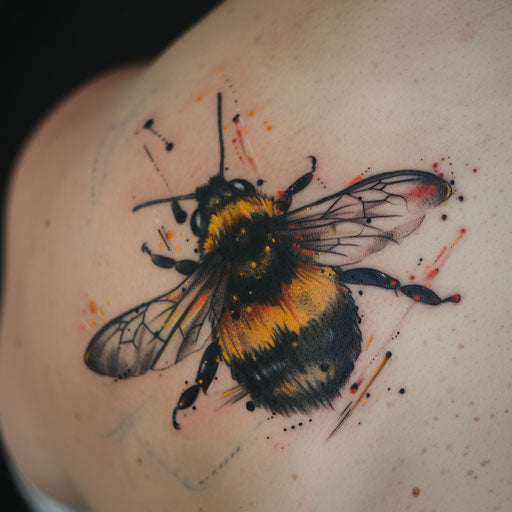 Bumble Bee Tattoo Outlines