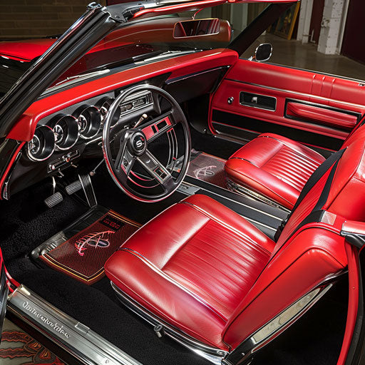 Luxury 1969 Chevrolet Chevelle SS with premium leather seats and state-of-the-art technology