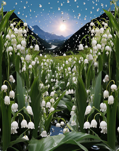 Beautiful valley, mountain view, animated illustrations, 37:47