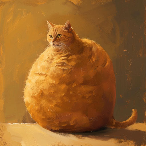 Side view of the fat cat