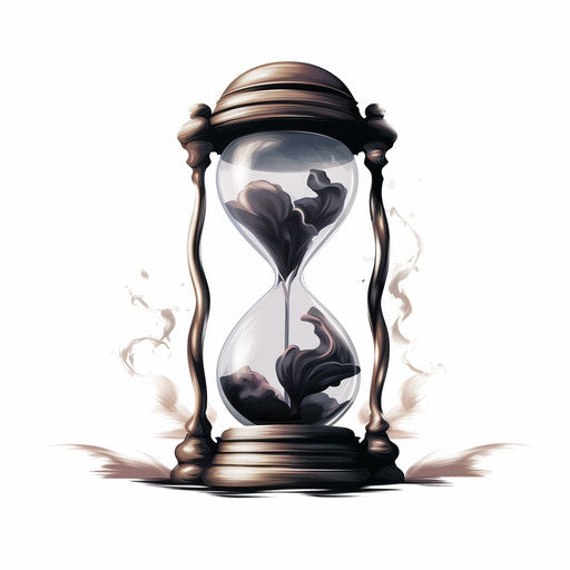 Dark and light illustration on white background