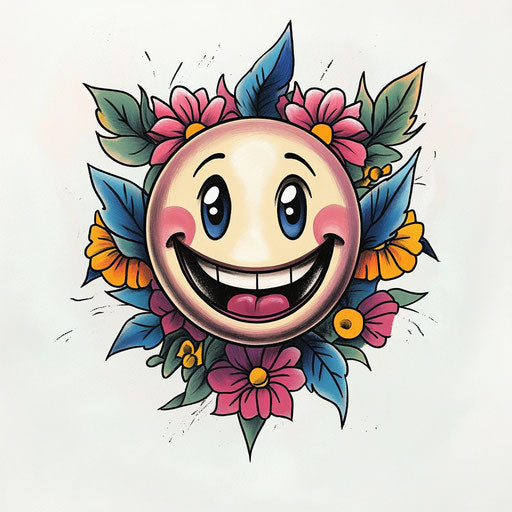 Unique Smiley Tattoo Tattoo Drafts
