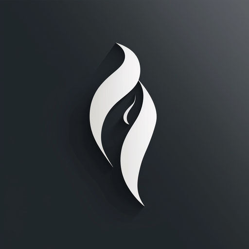 Logo with unique design and empty space for name