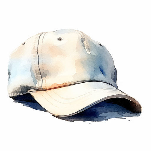 Baseball cap in oil painting style