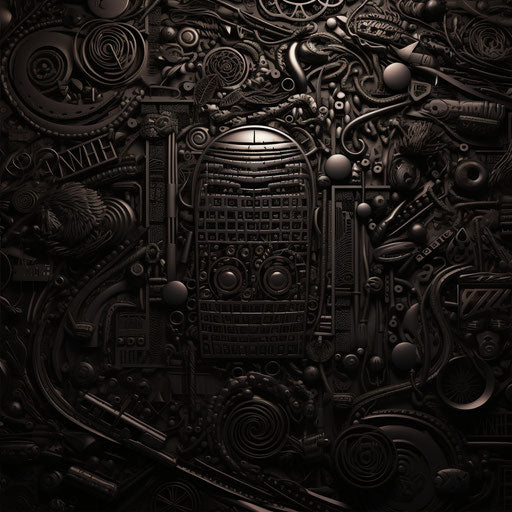 Black WhatsApp DP in style of Etching for a WhatsApp profile page 1:1