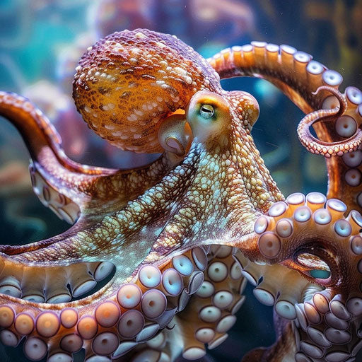 Octopus breaking free from the aquarium in clever move