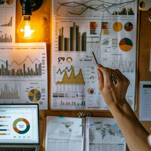 Diverse financial planning session pictures