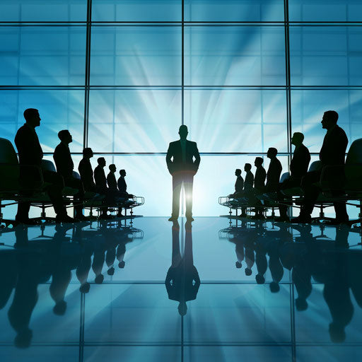 Executive coaching session with a powerful leadership message