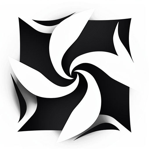 Bold vectorstock logo with high contrast black and white design