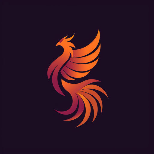 Modern Phoenix Logo for Brand of Rebirth and Innovation