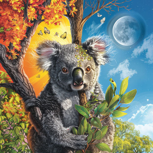 A koala's journey through the seasons