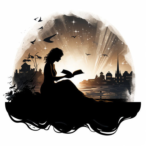 Story illustration in the style of Chiaroscuro Art