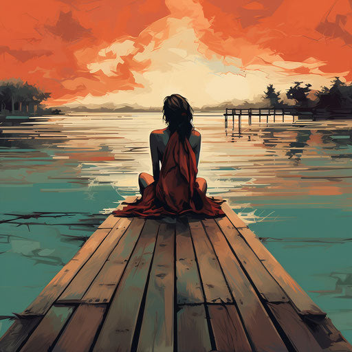 Solitude by the lake