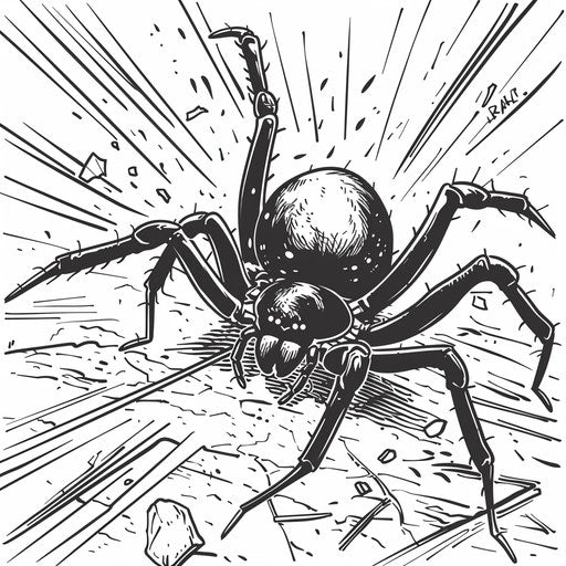 Black Widow Coloring Pages Art for All Ages