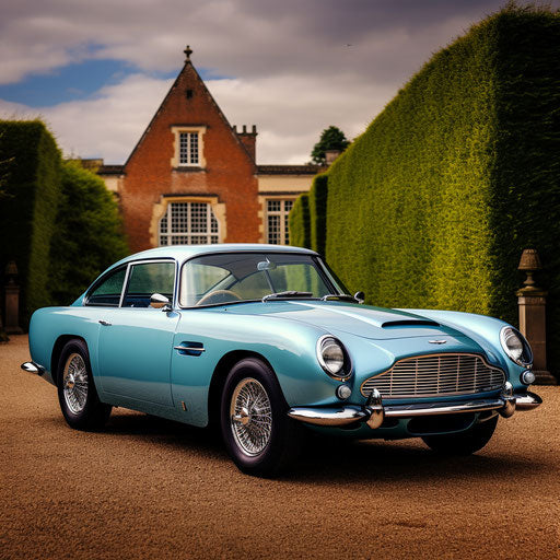 Bright Blue Aston Martin DB5