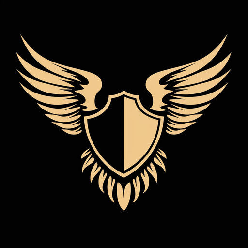 Winged shield: protection and freedom
