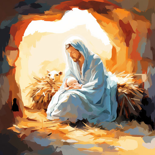 Food clipart in the style of Impressionistic Art