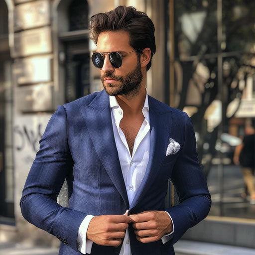 Modern businessman in smart casual attire