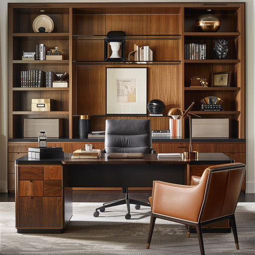 Home office blending work and comfort