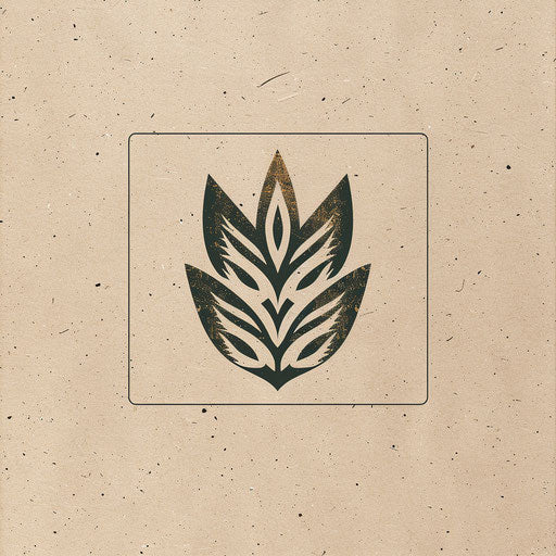 Brand logo design with rustic design and natural colors