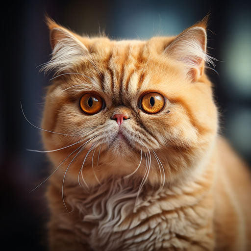 Two exotic shorthair cats