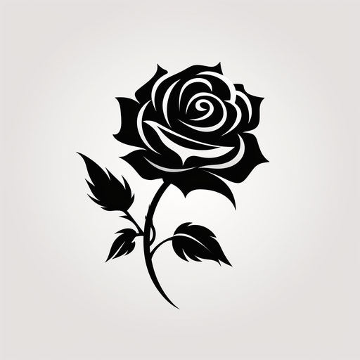 Black rose tattoos