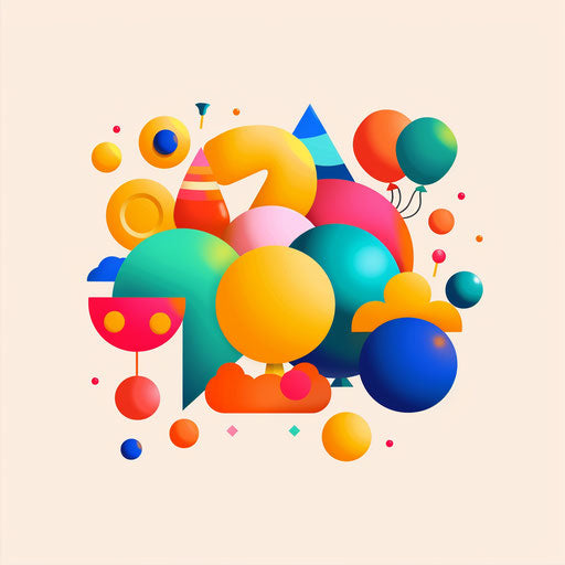 Playful and colorful logo for children's toy store