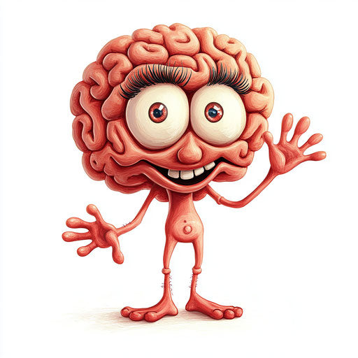 Ultimate Brain Caricature Clipart Resource for Creatives