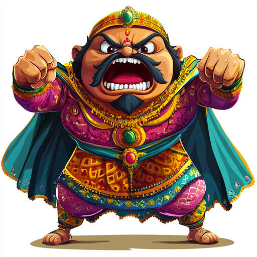 Comprehensive Rangoli Caricature Clipart Package for Artists