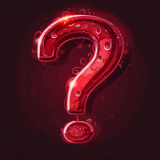 Photo realistic quiz clipart on a rich burgundy background