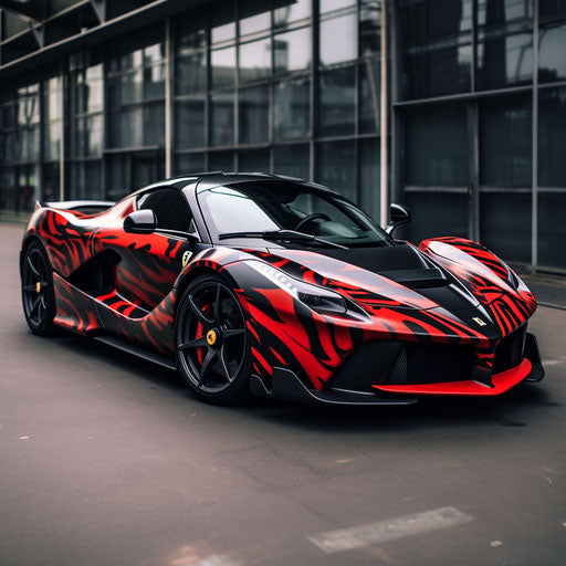 Classic custom decals following car's contours