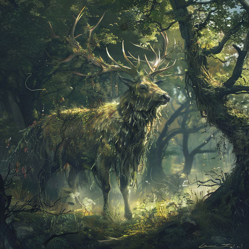 Ancient guardian spirit of a mystical forest