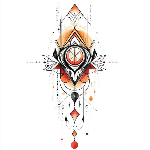 Art Deco style wrist tattoo designs