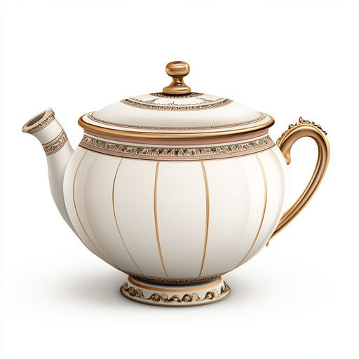 Photo Realistic Clipart of a Sugar Bowl, High Resolution, Isolated