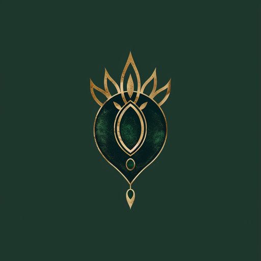 Artisanal logo for a handmade jewelry brand