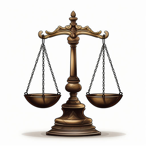 Chiaroscuro Art style clip art on white background