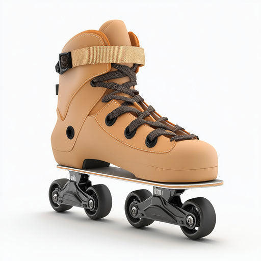 3D skate in photo realistic style with flat white background, isolated clipart