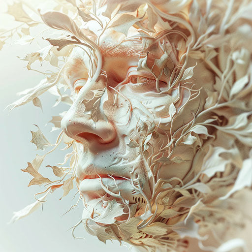 Ill clipart in photo realistic style on white flat background