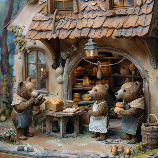 Bears Bakery in a Quaint Village
