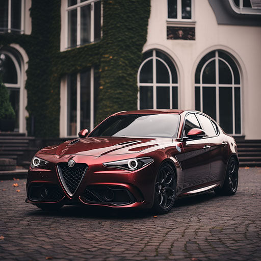 Classic Champaign color Alfa Romeo Giulia Quadrifoglio