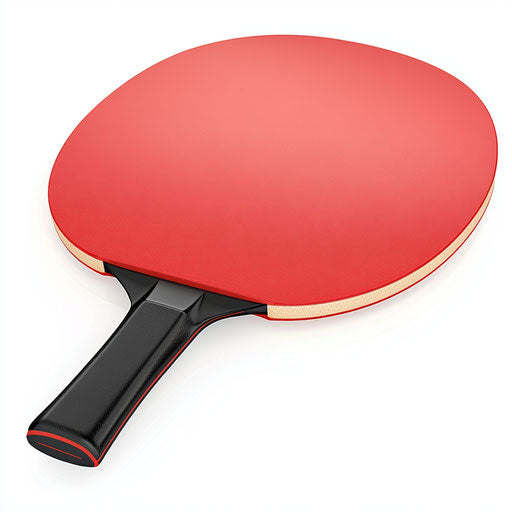 Realistic clipart of a table tennis paddle
