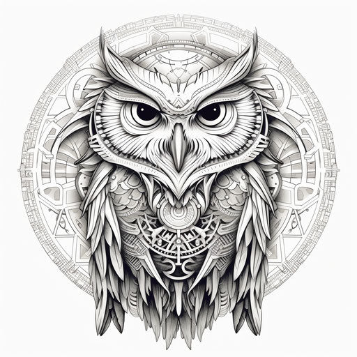 Monochromatic symmetry with mosaic-like drawing