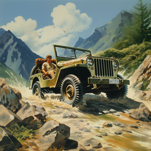 Historic military all-terrain vehicle