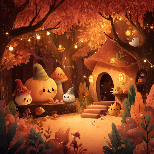 Festive and joyful atmosphere with warm colors
