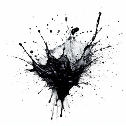 Splash logo in Minimalist style, on white background