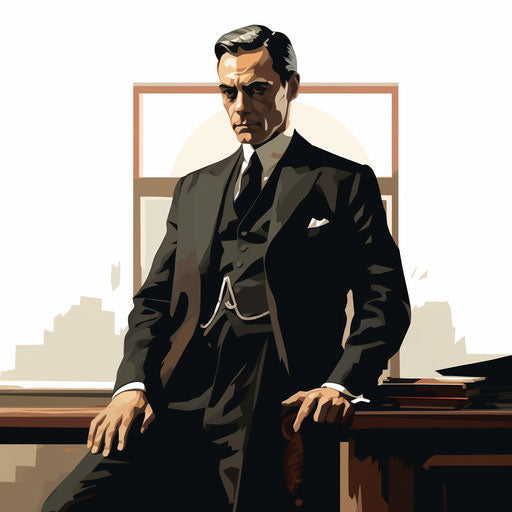 Main illustration in the style of Chiaroscuro Art