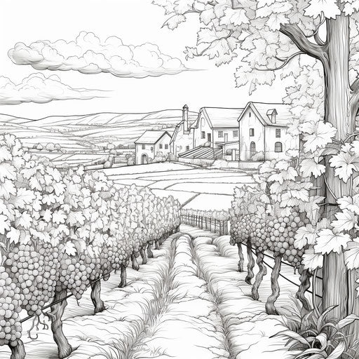 Cute and Dreamy Vineyard