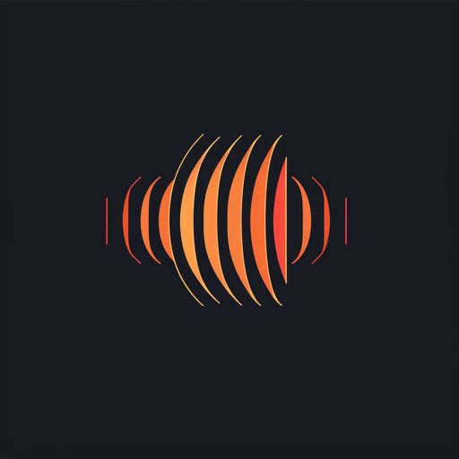 Intense sound waves in logo design